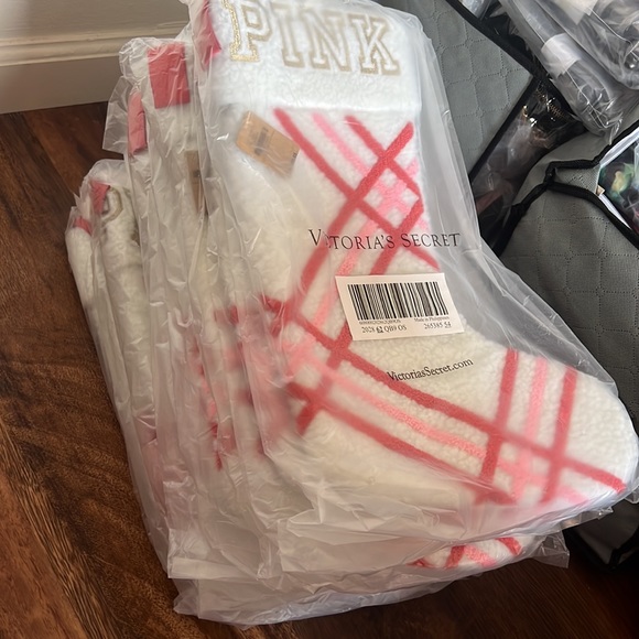 Victoria's Secret PINK Christmas Holiday Stocking 16" - Picture 2 of 2